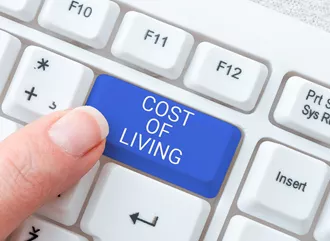 Cost of living on backspace button