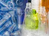Empty plastic waste bottles