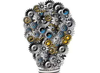 Gears in a lightbulb