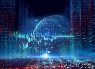 Fintech used everywhere in a city